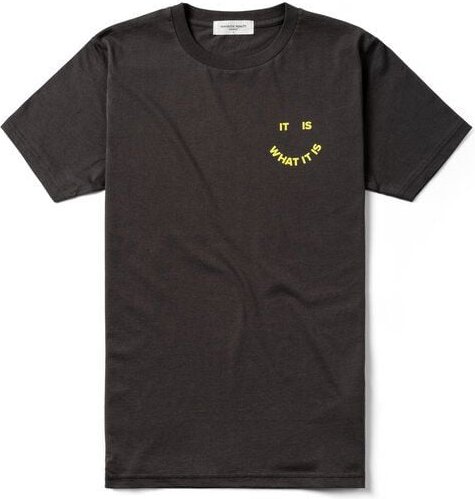 FANTASTIC REALITY STUDIOS IT IS WHAT IT IS CHARCOAL T-SHIRT – Bio-Baumwolle, Unisex