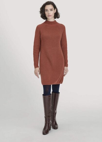 hessnatur Strick Kleid Regular aus reiner Bio-Baumwolle