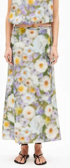 ARMEDANGELS GRAATIA GREEN GARDEN Damen Webrock aus TENCEL Lyocell Mix