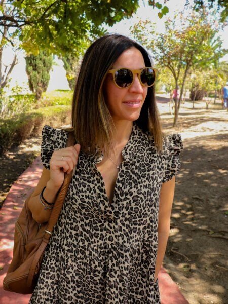 Hutch&Putch Musselin Sommerkleid - mit gerüschten Ärmeln - 100% Bio-Baumwolle - Volantkleid - kurzes Kleid - weich und a...