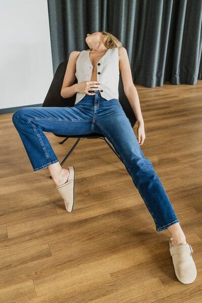 NICE CONNECTION NICE 103 - STRAIGHT FIT - Damen Jeans