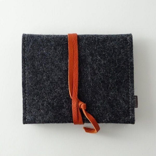 matilda k. manufaktur Schmuckaufbewahrung 'schmucknest' groß aus Wollfilz anthrazit 'alice'