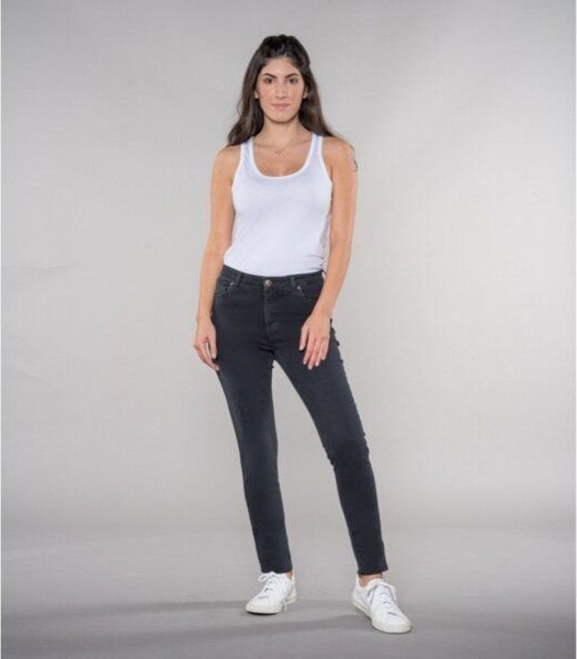 Feuervogl Hanna | Skinny HighWaist | Hyperflex | Ravenblack