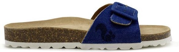 Veganer Rec Denim Strap Sandale "thies ® PET" aus recyceltem PES