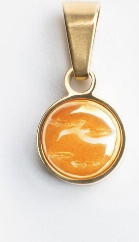 ALEXASCHA Kettenanhänger aus Glas | Mix & Match Charms | Gold