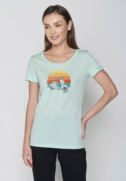 GREENBOMB Lifestyle Scooter Loves - Lässiges T-Shirt aus Bio-Baumwolle / hochwertiger Print / Fair & Vegan