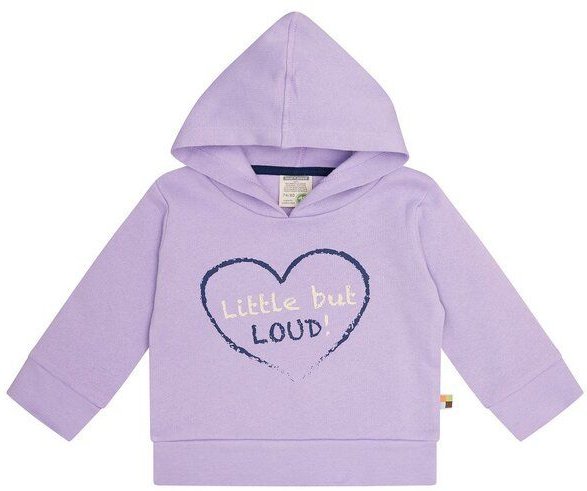 loud + proud Babys & Kinder Hoodie mit Druckmotiv, GOTS-zertifiziert