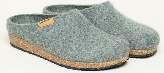 Stegmann Filzpantoffel 208 aus 100% hochwertiger Merino-Wolle - Hausschuhe für Damen & Herren - Pantoffeln mit Komfort-K...