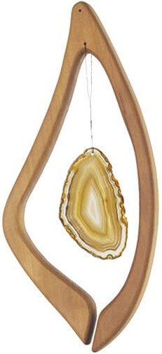 Mitienda Shop Fensterdeko aus Holz, Harfe natur