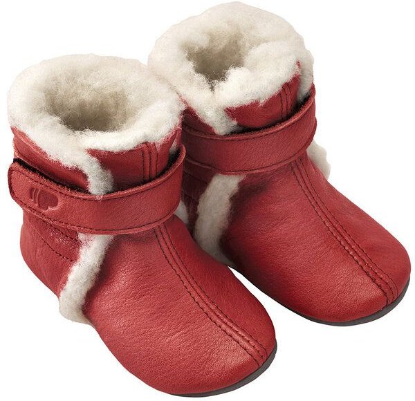 Pololo Babywinterstiefel aus pflanzlich gegerbtem Leder, mit Wollfutter (organic), 18/19 - 26/27