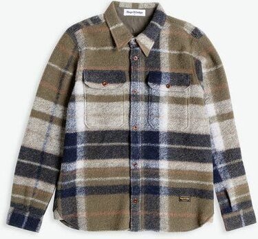 Kings Of Indigo DONOVAN | BURNT OLIVE CHECK