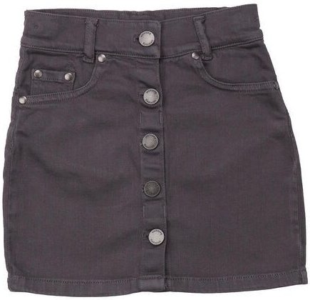 Kinder Jeansrock GOTS zertifiziert, Bio-Baumwolle, dunkelblau, Denim-Look, bequem, alltagstauglich – Walkiddy