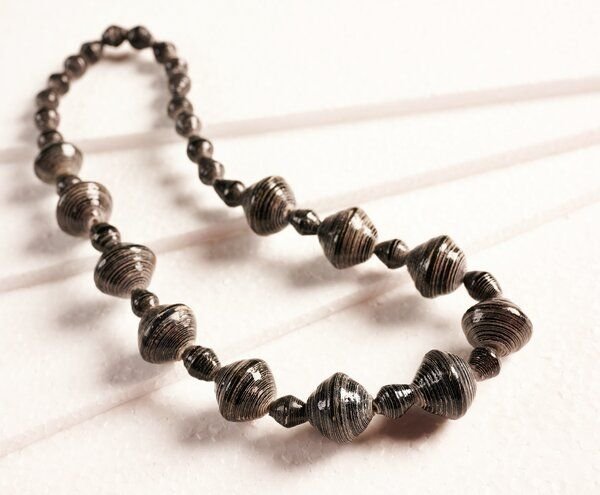 PEARLS OF AFRICA Afrikanische Halskette aus Papierperlen "MASSAI"