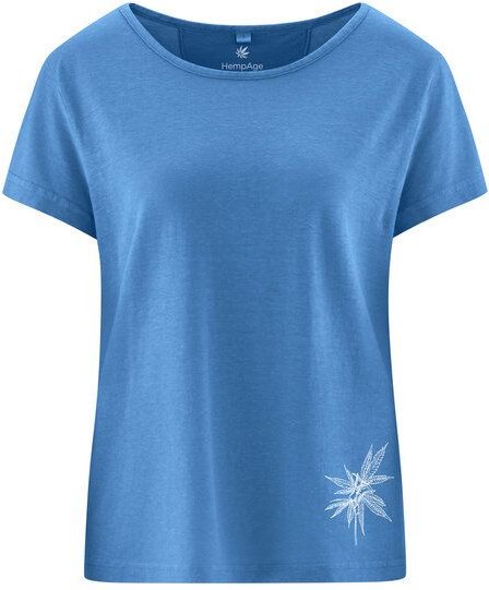 Thumbnail - HempAge Damen T-Shirt mit Print Hanf/Biobaumwolle