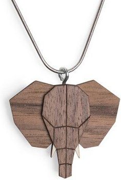 BeWooden Halskette Elefant | Kette mit Anhänger aus Holz