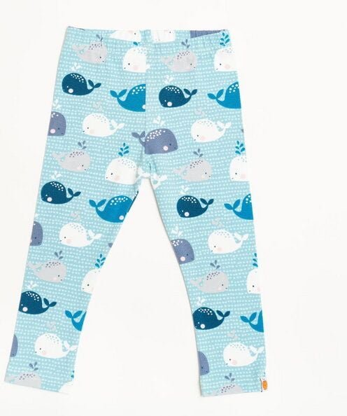 Cheeky Apple Leggings aus Bio-Baumwolle "Wale"