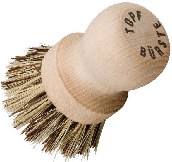 Biodora Topfbürste mit ergonomisch geformten Holzgriff