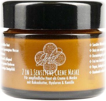 Jolie au naturel Hyaluron Creme I Maske I 2in1I für empfindliche Haut I Kamille