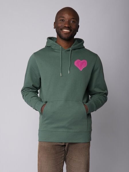 watapparel Hoodie Unisex Pink Heart