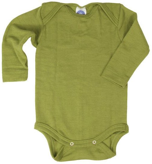 Cosilana Baby-Body Langarm Wolle Seide