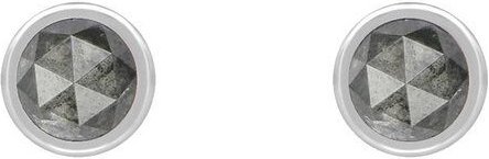 Thumbnail - Eppi Goldene Ohrringe mit 0.52ct Salt'n'Pepper Diamanten Gledina