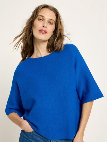 LANIUS U-Boot Pullover (GOTS) aus Bio-Baumwolle