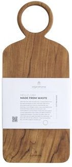 Originalhome Schneidebrett aus Altteakholz, Fem M – beidseitig nutzbar, natürlich geölt & klimaneutral.