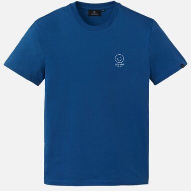 Herren T-Shirt aus Bio-Baumwolle - AGAVE SMILEY - recolution