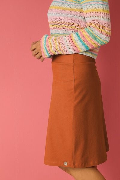 La Gitana Rock A-Linie „June“ – lange Variante, aus Bio-Baumwolljersey – fair & nachhaltig