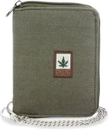 PURE HF-0023 Hanf Geldbörse mit Kette