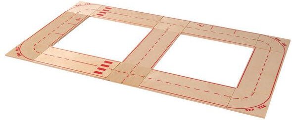 Beck Holzspielzeug Straßenelemente Grundpackung