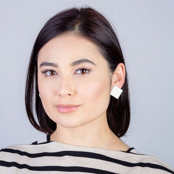 ALEXASCHA Auffällige Statement Ohrringe aus Glas | PUREFORM