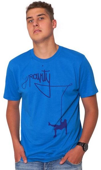 HANDGEDRUCKT "Gravity" Männer T-Shirt