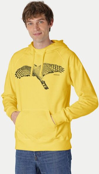 Peaces.bio - handbedruckte Biomode Bio-Herren-Kapuzensweater Sperber