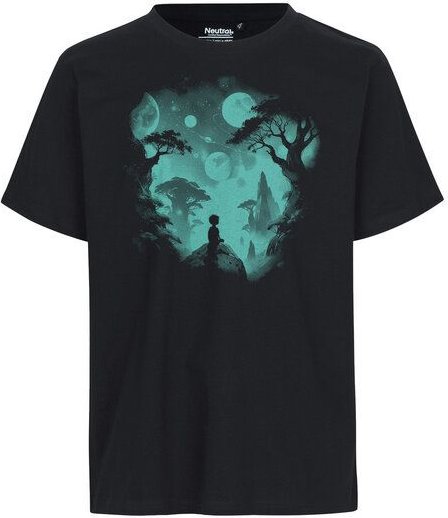 HANDGEDRUCKT "Inner Child" Unisex T-Shirt aus reiner Baumwolle (kbA)