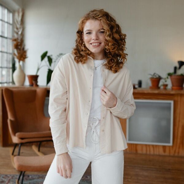 NORDLICHT Cord Hemd Bluse aus Bio-Baumwolle SIRI