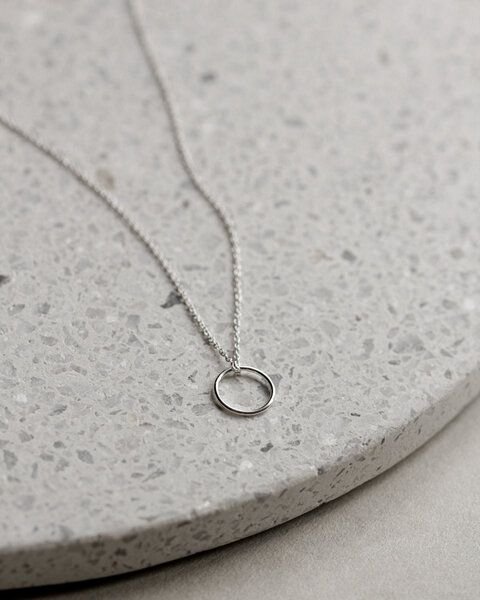 lille mus Kette 'Ring' 925 Silber / vergoldet