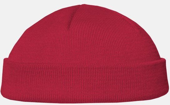 Hanseheld Strickmütze Seebär Baumwolle Dockermütze kurz flach