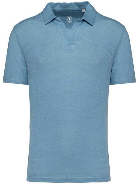 YTWOO Herren Polohemd aus 100% Leinen