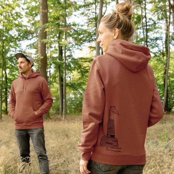 Thumbnail - Cmig Unisex Hoodie Reisewiesel