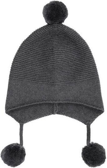 sense-organics Baby Strickmütze *MARCEL* Anthrazit oder Woodrose GOTS | Sense Organics