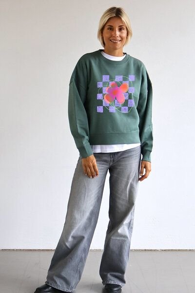 Kultgut Artdesign - Biofair- Pulloversweater im Boxistyle / Dopamin Shot