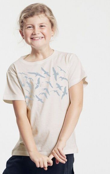 Peaces.bio - handbedruckte Biomode Bio-Kinder T-Shirt Möwen