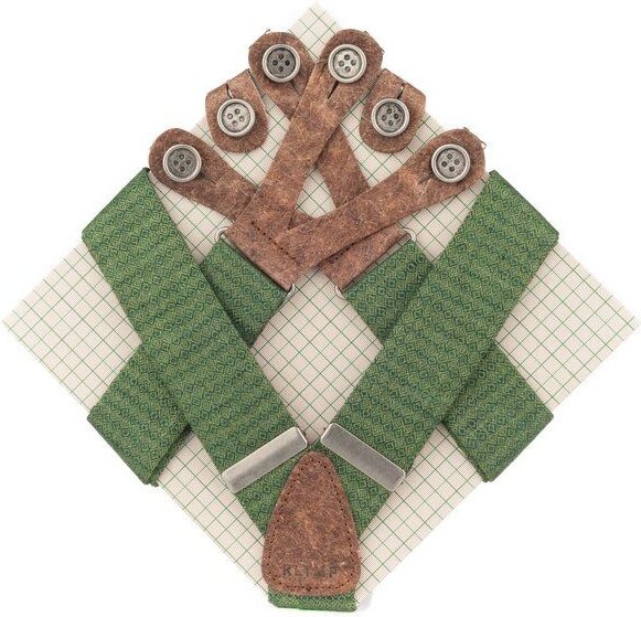 klYmp Hosenträger "natural" Leinen Vegan