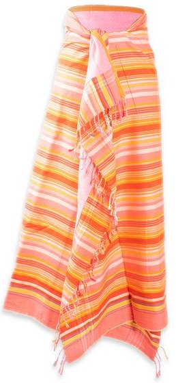 Africulture Kikoy Frottee Strandtuch, gestreift