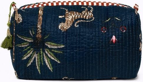 KIKOONI handgefertigte Kosmetiktasche "Savanna Stories"