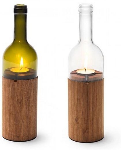 Side by Side Windlicht "Weinlicht"