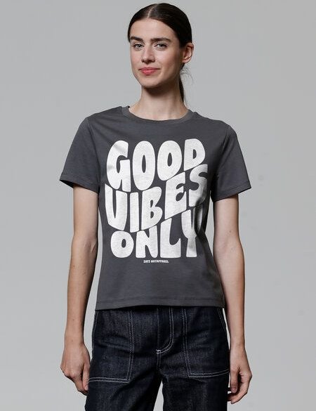 watapparel T-Shirt Frauen Good vibes only