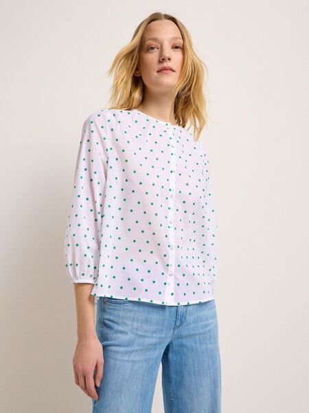 Thumbnail - LANIUS Bluse Print Polka Dots aus Bio-Baumwolle