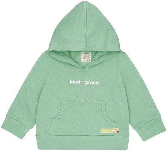 loud + proud Babys & Kinder Hoodie aus weichem Sweat-Material, GOTS-zertifiziert